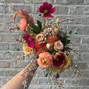 
                
                    Load image into Gallery viewer, Gathered Bouquet Wrapped
                
            