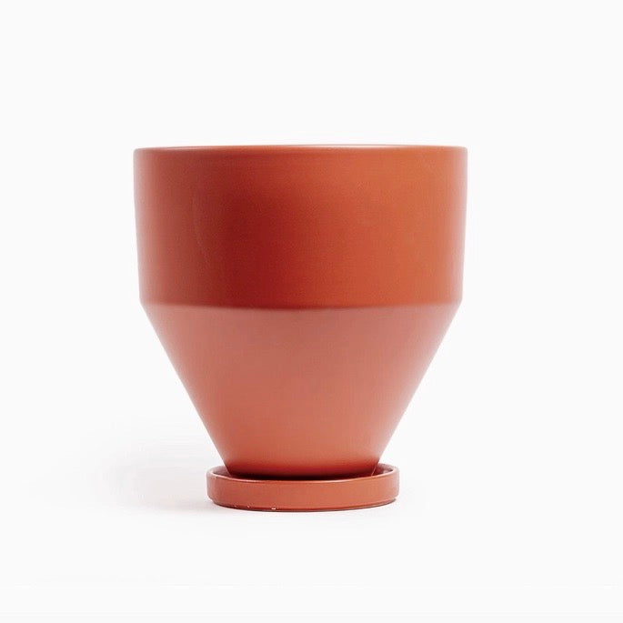 Jouet Ceramic Planter 4.25" - Rust