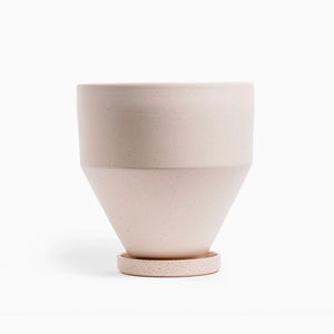 Jouet Ceramic Planter 4.25"  - White Sesame
