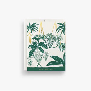Houseplant Birthday Card
