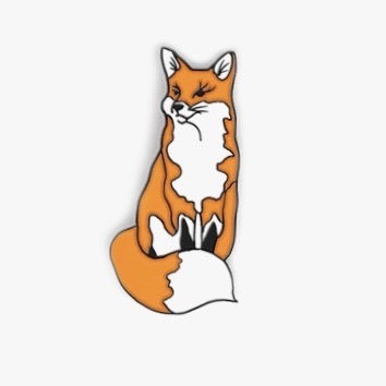 Fox Enamel Pin