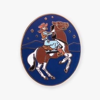 
                
                    Load image into Gallery viewer, Cowgirl Enamel Pin
                
            