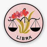 Libra Zodiac Sticker