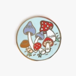 Mushroom Enamel Pin
