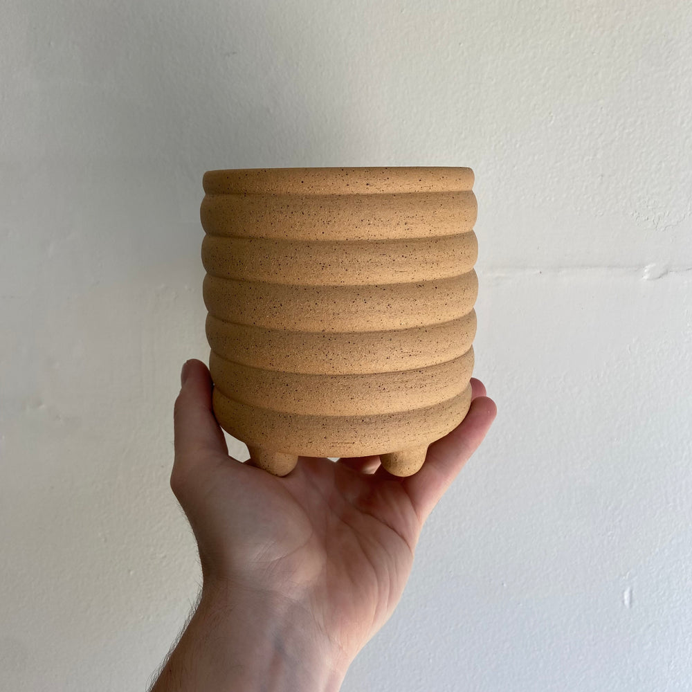Klei Bumpy Footed Planter Naked