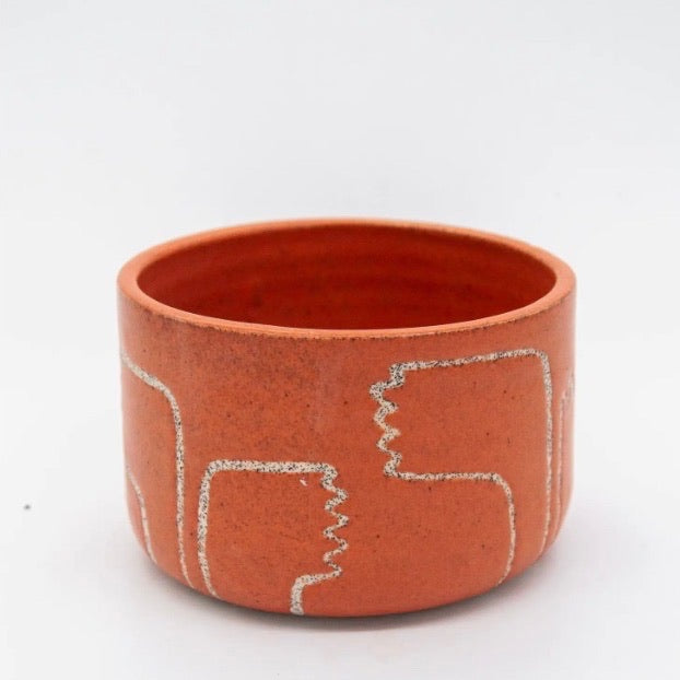 Manos Outline Planter- Copper