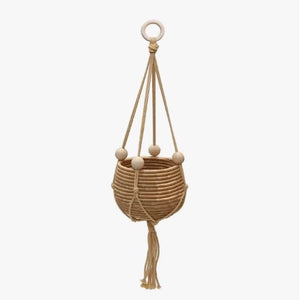 Plant Hanger with Wood Balls