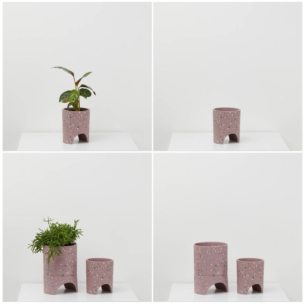 Archie Planter - Musk Terrazzo