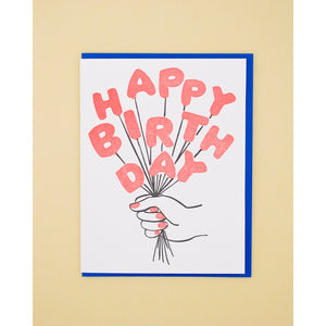 Birthday Balloons Card