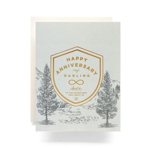 Crest Anniversary Card
