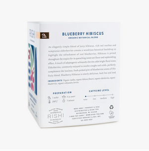 Blueberry Hibiscus Organic Herbal Tea Sachets