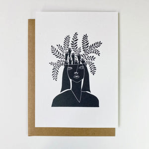 Eleanor / Flat Note Card / Art Print