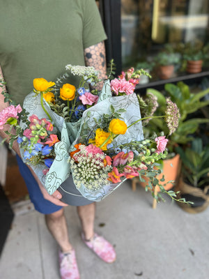 Gathered Bouquet Wrapped