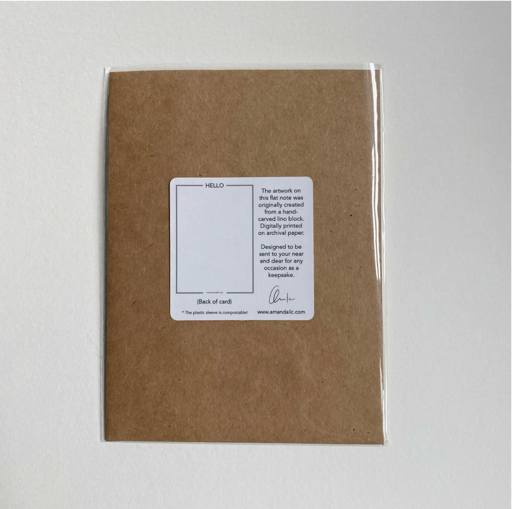Overthinking / Flat Note / Art Card