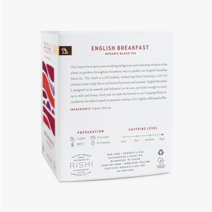 
                
                    Load image into Gallery viewer, English Breakfast Organic Herbal Tea Sachets
                
            