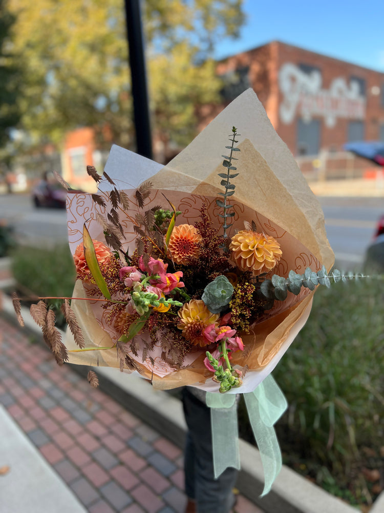 Gathered Bouquet Wrapped