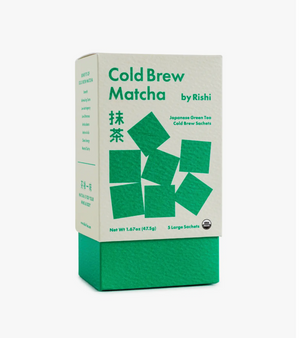Cold Brew Matcha Organic Green Tea Sachets