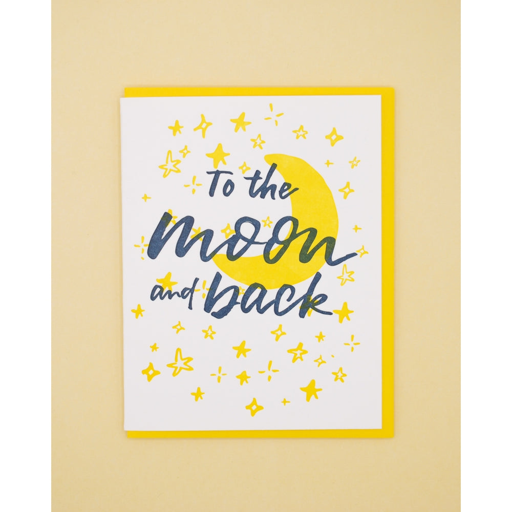Moon and Back Card