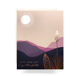 You are in my Thoughts Greeting Card