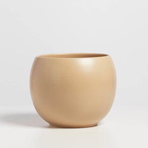 Ceramic Sphere Planter Tan